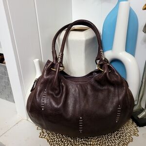 RADLEY LONDON Dark Brown Leather Shoulder Bag